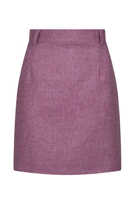 Henrietta Tweed Skirt - Rose Pink