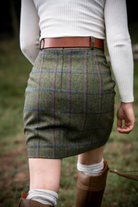 Henrietta Tweed Skirt - Traditional Shooter