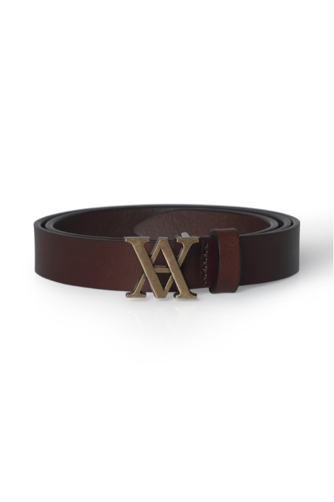 VA Leather Belt - Chocolate