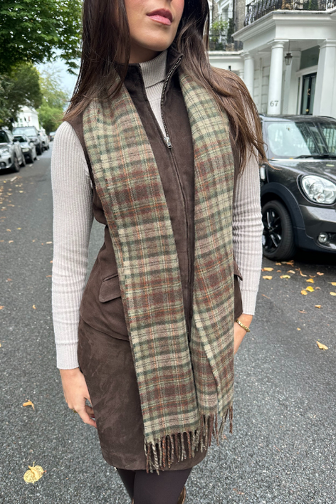 York Scarf - Fern Check