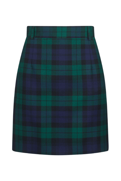 Henrietta Tweed Skirt - Blackwatch Tartan