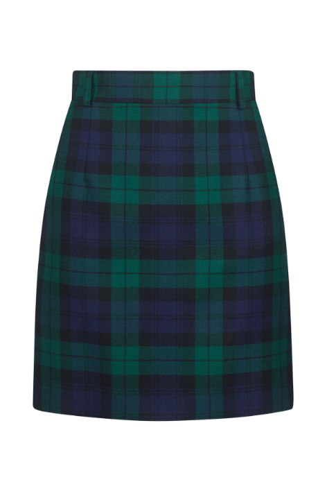 Henrietta Tweed Skirt - Blackwatch Tartan