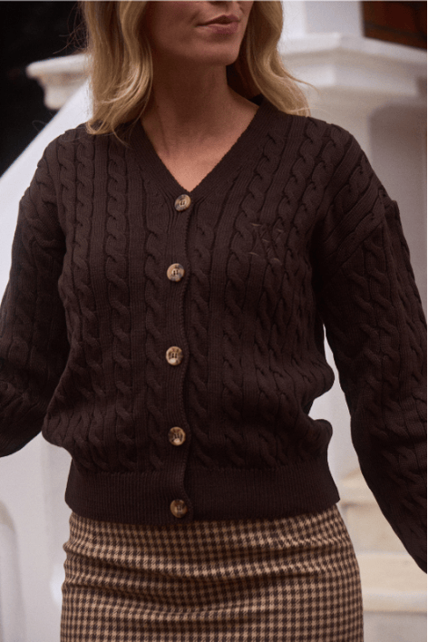 Florence Cardigan - Chocolate