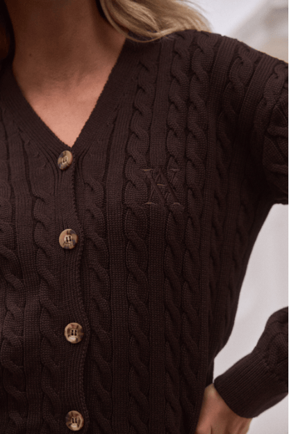 Florence Cardigan - Chocolate