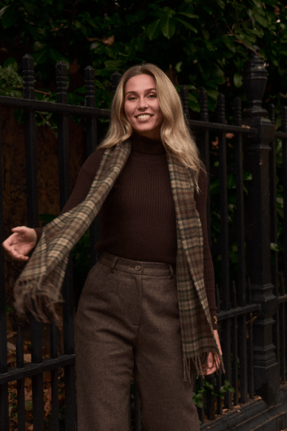 York Scarf - Fern Check