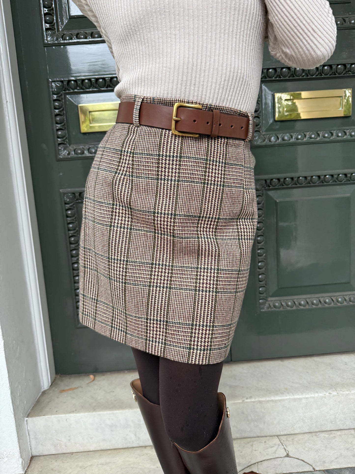 Henrietta Tweed Skirt - Ragley Glen