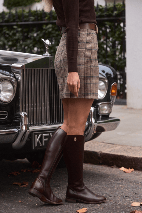 Henrietta Tweed Skirt - Ragley Glen