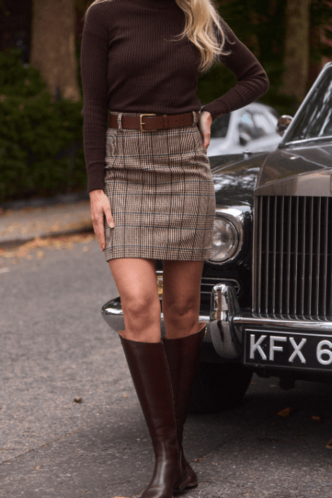 Henrietta Tweed Skirt - Ragley Glen